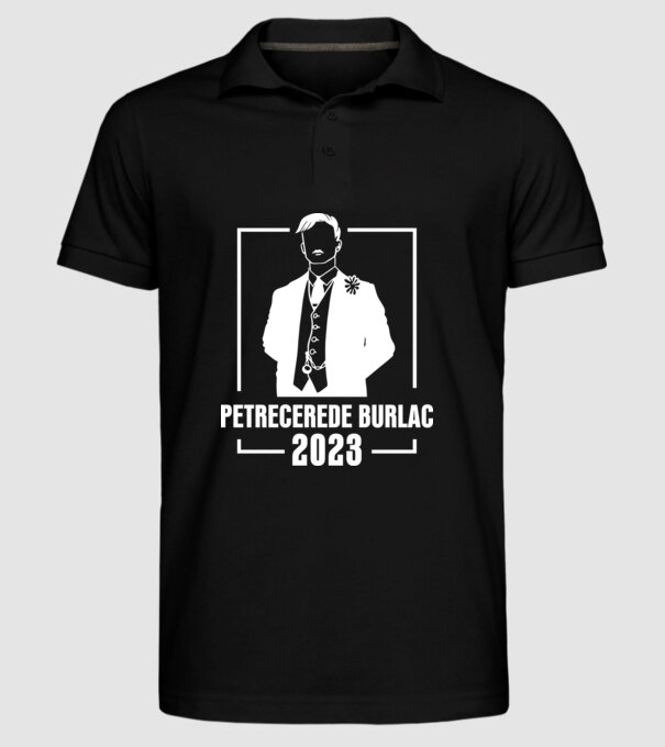 Petrecere de burlac model negru pe tricou