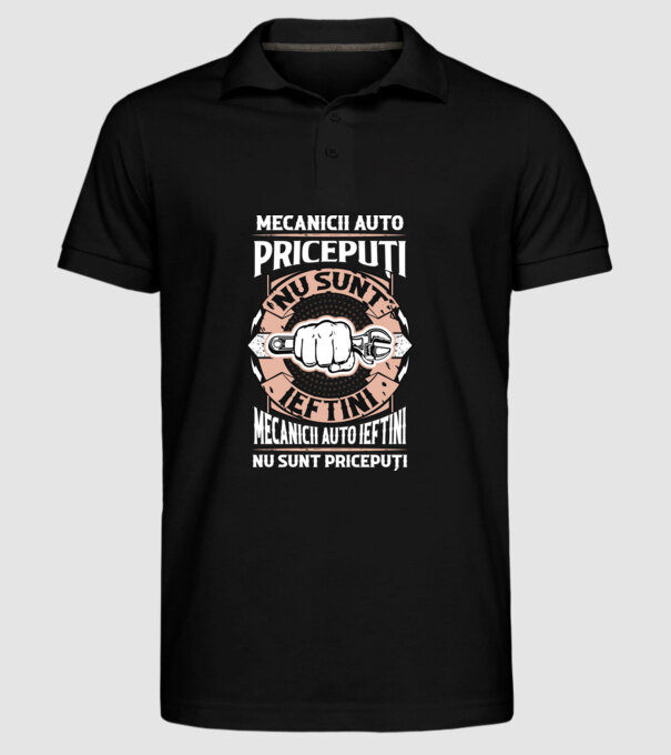 mecanicii auto pricepuți nu sunt ieftini, mecanicii auto ieftini nu sunt pricepuți model negru pe tricou