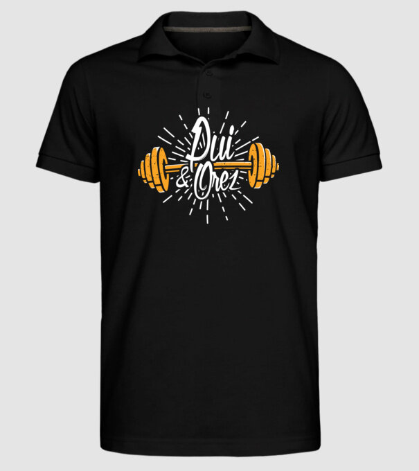Pui & orez model negru pe tricou