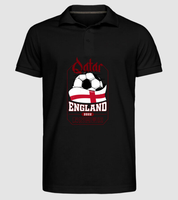 Qatar teams England model negru pe tricou