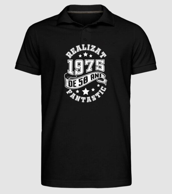 Realizat de fantastic - 1975 model negru pe tricou