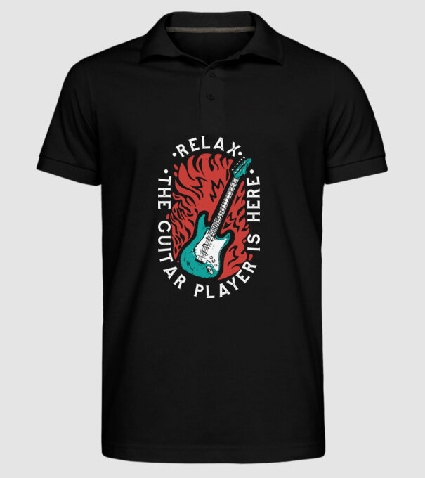 Relax model negru pe tricou