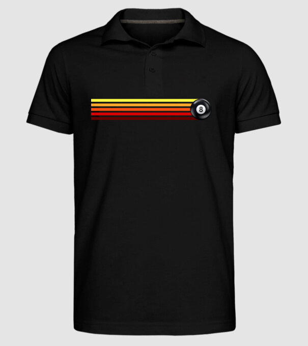 Retro - Vintage 8 ball 2 model negru pe tricou