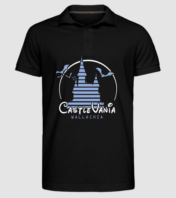 România CastleVania model negru pe tricou