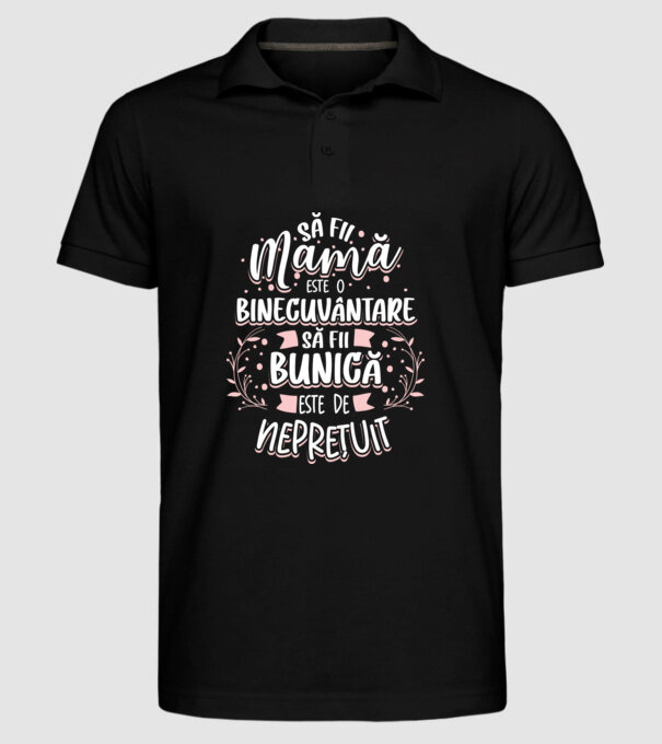 Să fii bunică este neprețuit model negru pe tricou