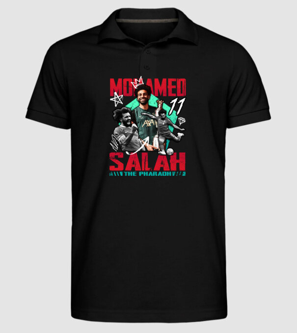 Salah tribute model negru pe tricou