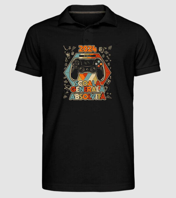 școala generală școala generală model negru pe tricou