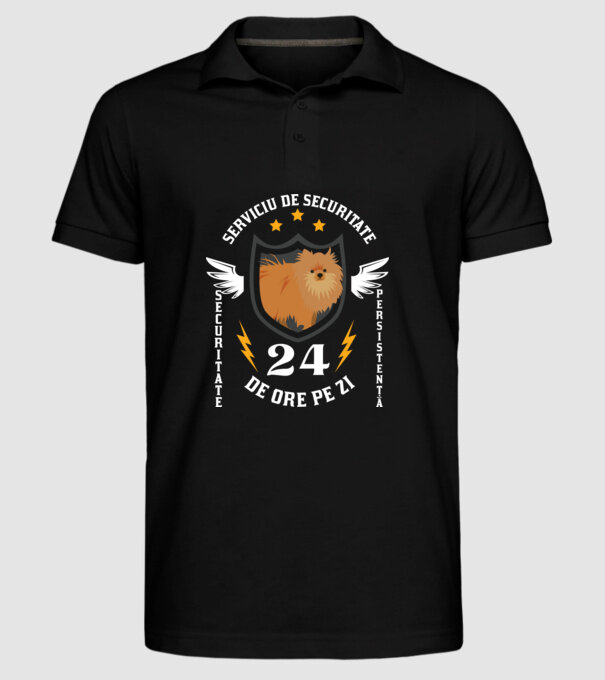 serviciu de securitate - securitate - persistență - 24 de ore pe zi model negru pe tricou