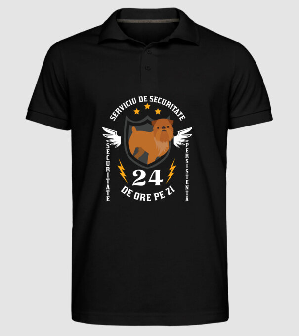 serviciu de securitate - securitate - persistență - 24 de ore pe zi model negru pe tricou