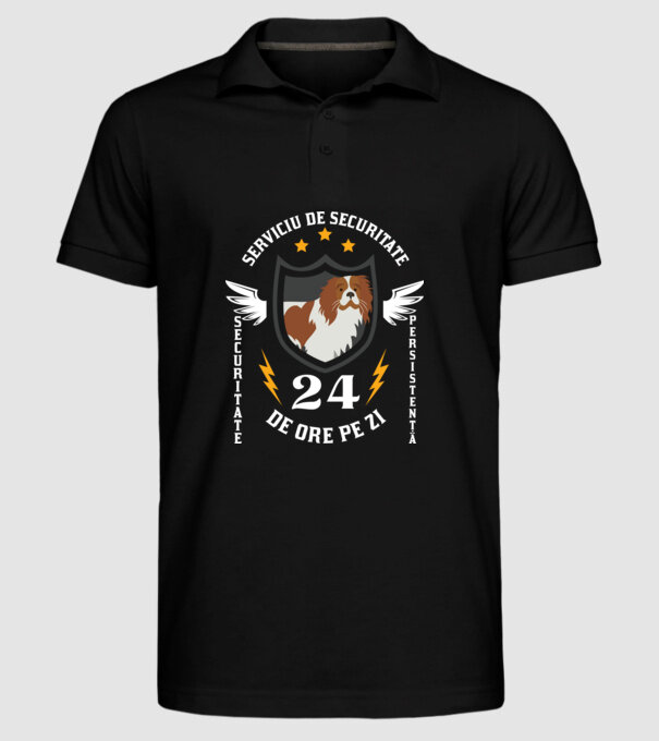 serviciu de securitate - securitate - persistență - 24 de ore pe zi model negru pe tricou
