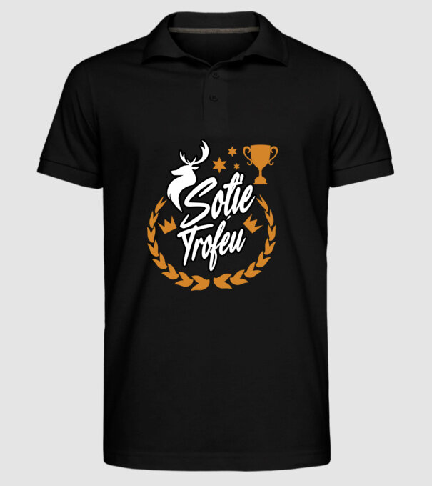 Soție trofeu model negru pe tricou