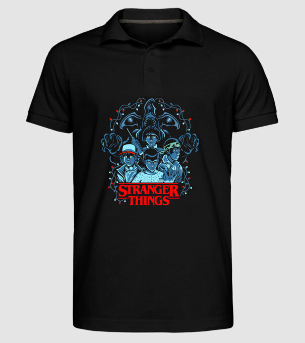 ST model negru pe tricou