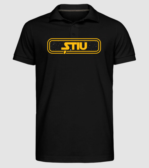 Starwars couple shirt model negru pe tricou