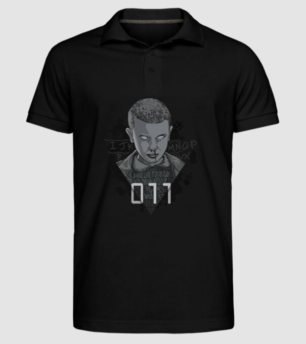 Stranger Things model negru pe tricou