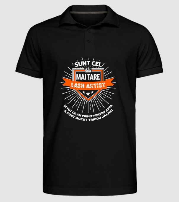 Sunt cel mai tare lash artist și tot ce am primit pentru asta a fost acest tricou jalnic model negru pe tricou