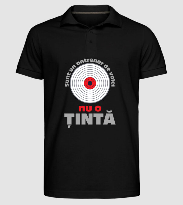 Sunt un antrenor de volei, nu o țintă model negru pe tricou