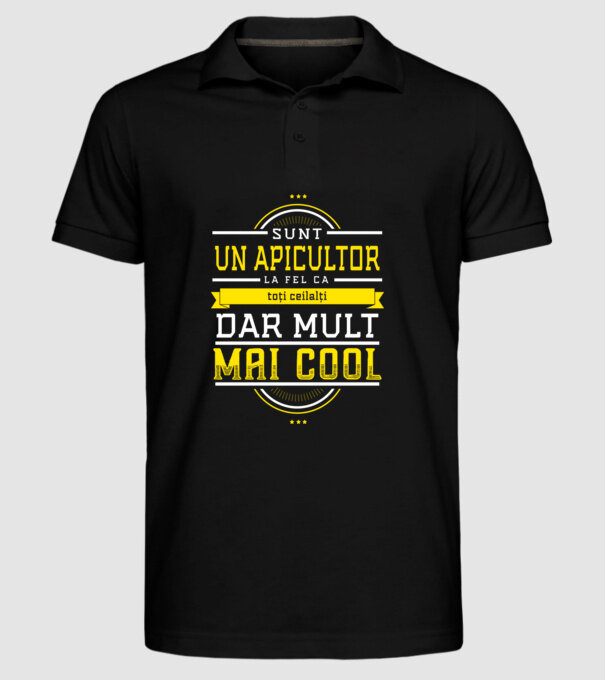 sunt un apicultor, la fel ca toți ceilalți, dar mult mai cool model negru pe tricou