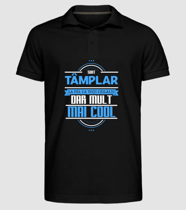 Sunt tâmplar, la fel ca toți ceilalți, dar mult mai cool model negru pe tricou