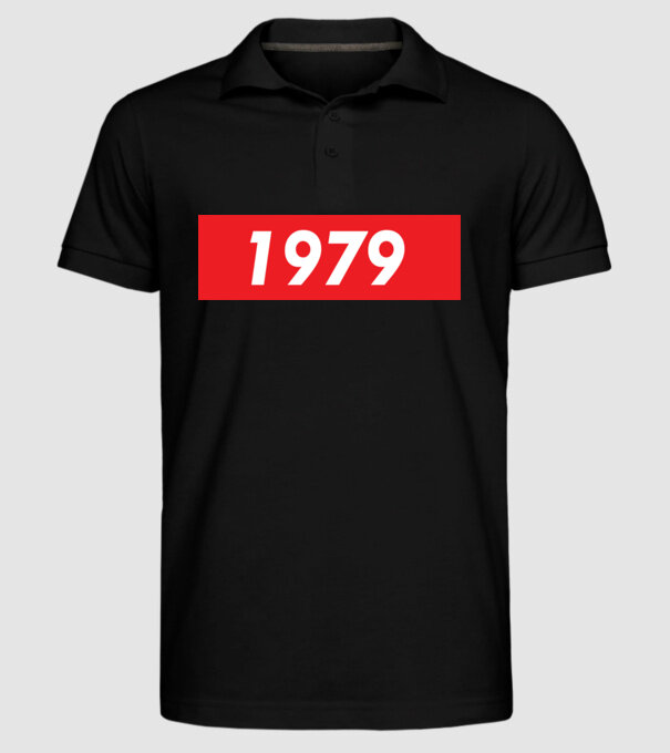 Supreme Birthday 1979 model negru pe tricou