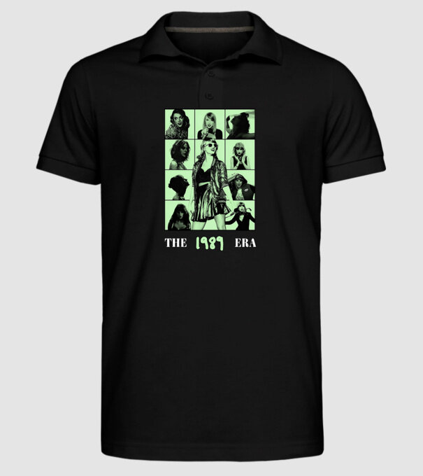 Taylor Swift ERAS green model negru pe tricou