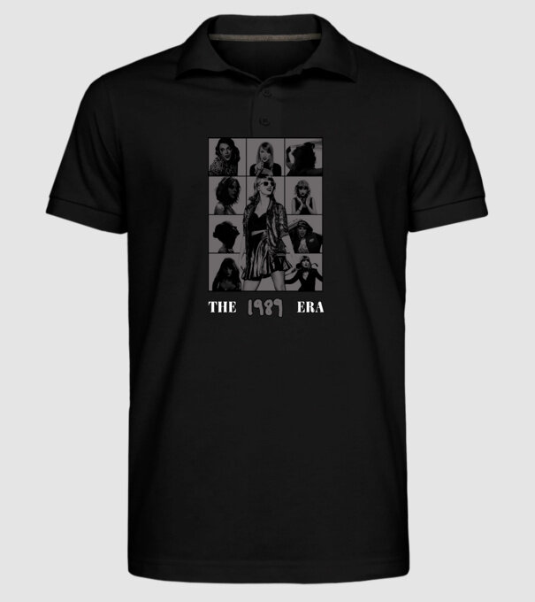 Taylor Swift ERAS grey model negru pe tricou