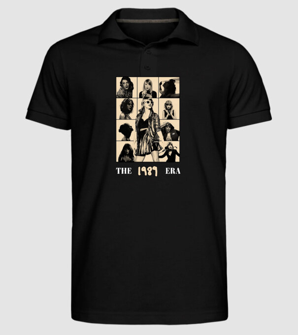 Taylor Swift ERAS peach model negru pe tricou