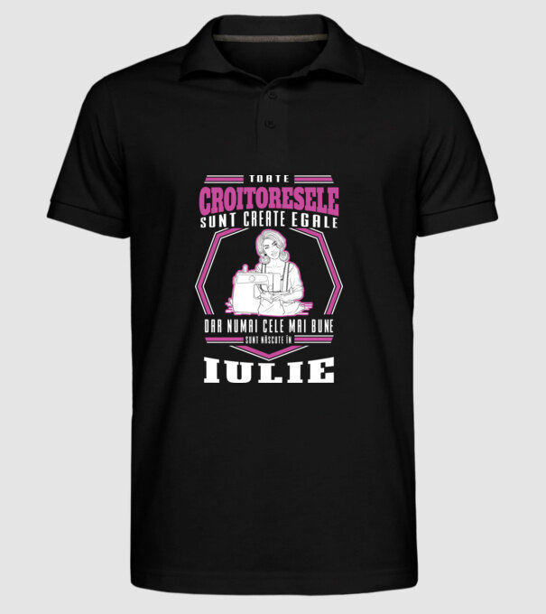 Toate croitoresele iulie model negru pe tricou