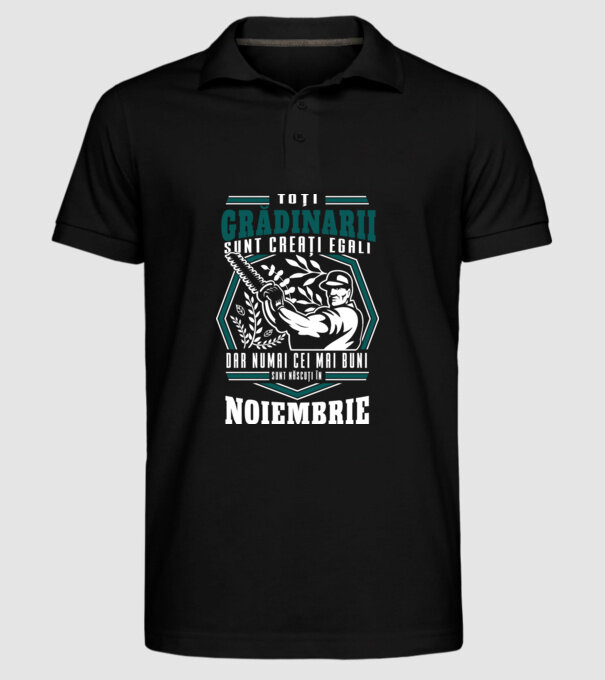 Toți grădinarii sunt creați egali noiembrie model negru pe tricou