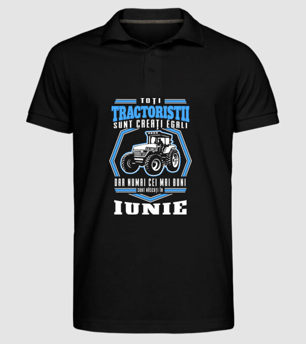 Toți tractoriștii sunt creați egali, dar numai cei mai buni sunt născuți în iunie model negru pe tricou