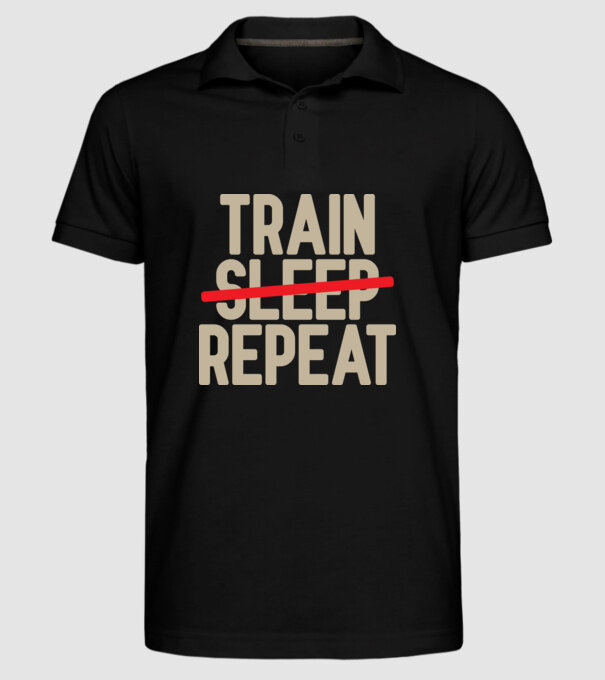 Train repeat model negru pe tricou