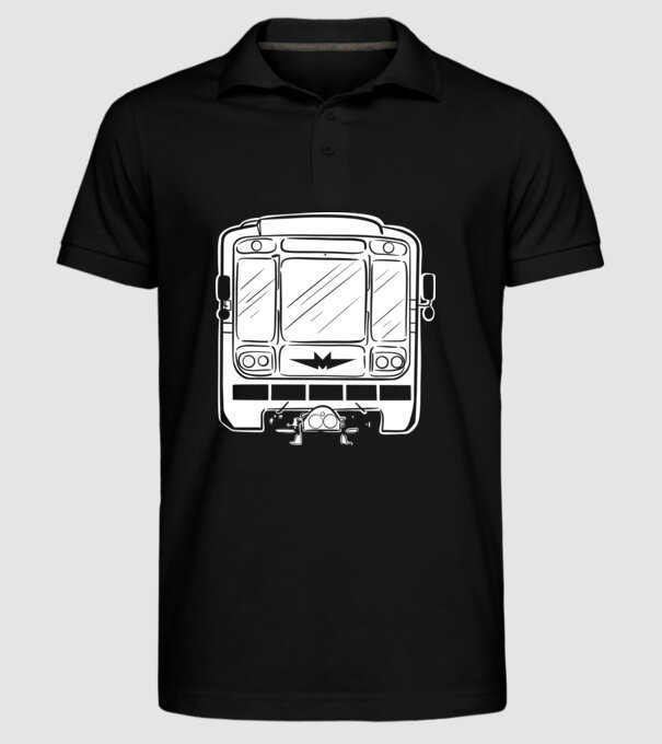 Trenuri model negru pe tricou