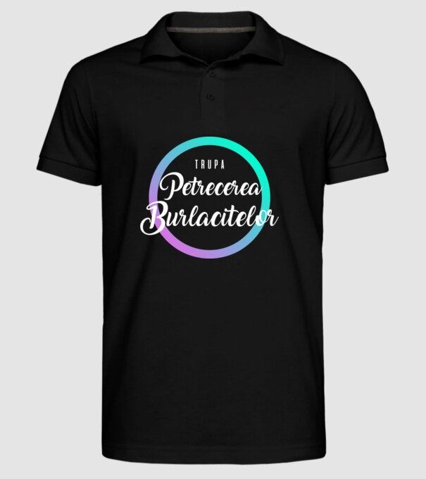 trupa petrecerea burlăcitelor model negru pe tricou