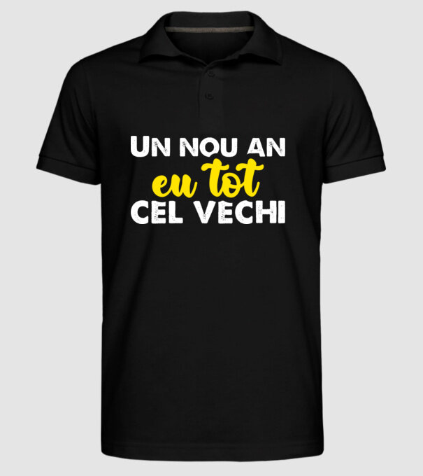 Un nou an, eu tot cel vechi model negru pe tricou
