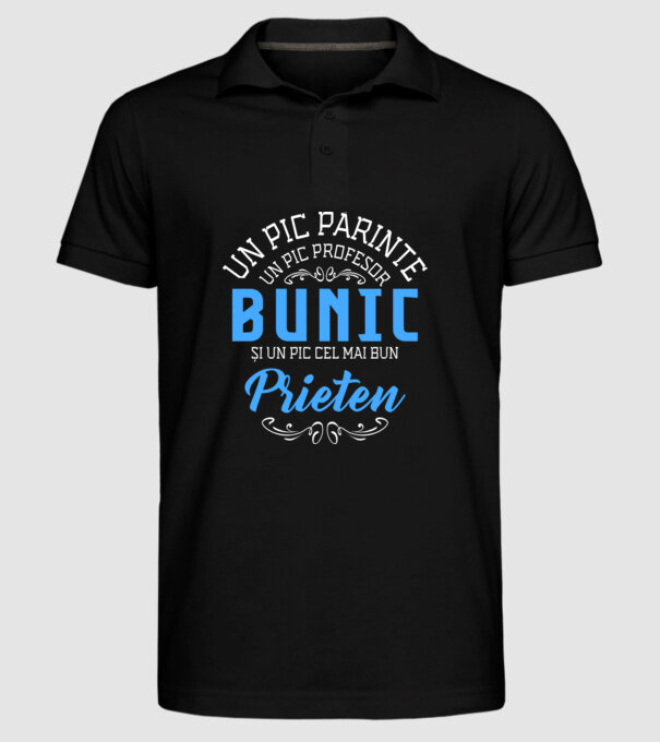 Un pic părinte, un pic profesor - bunic - și un pic cel mai bun prieten model negru pe tricou