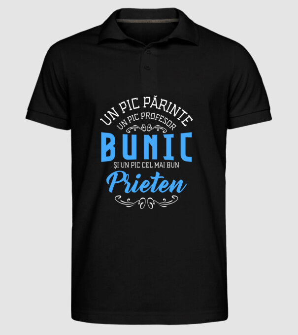 Un pic părinte, un pic profesor - bunic - și un pic cel mai bun prieten model negru pe tricou