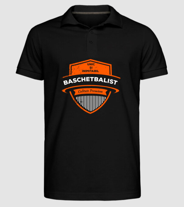 BASCHETBALIST unic și inimitabil calitate premium model negru pe tricou