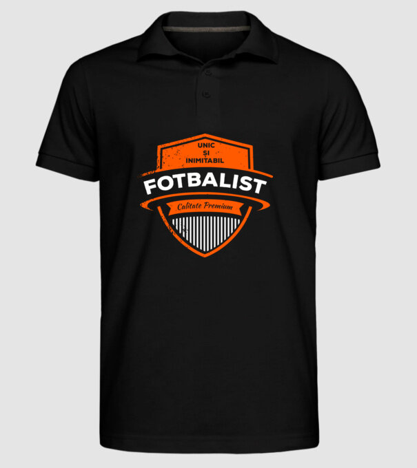 FOTBALIST unic și inimitabil calitate premium model negru pe tricou