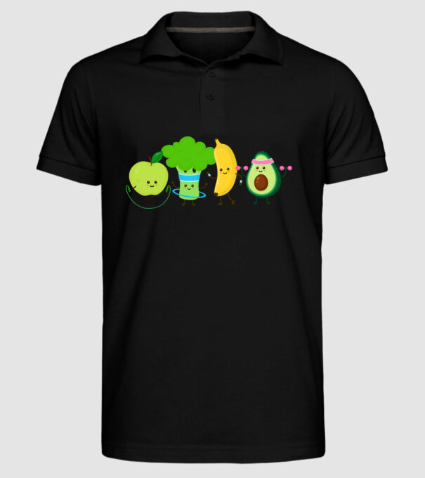 Vegan model negru pe tricou