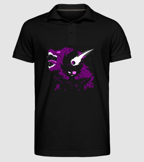 vegeta monkey dragonball model negru pe tricou