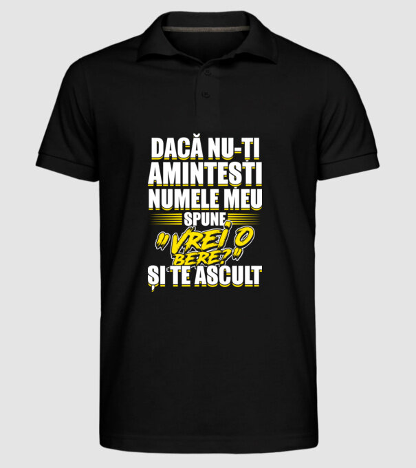 Dacă nu-ți amintești numele meu, spune