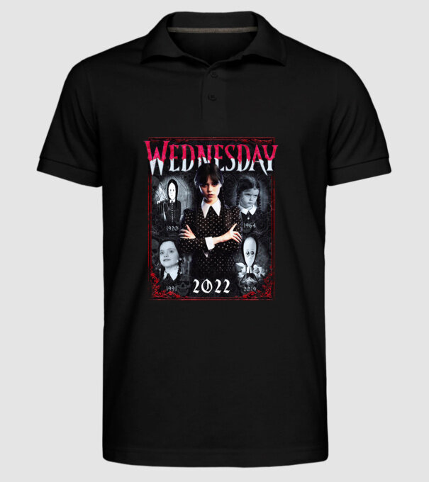 WEDNESDAY multi all time model negru pe tricou