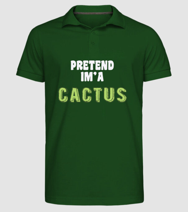 Cactus carnaval model verde închis pe tricou