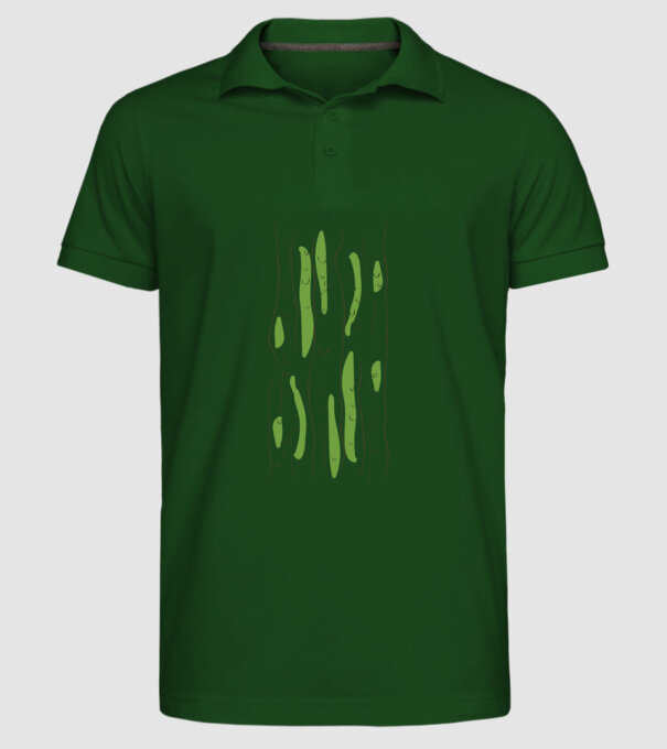 Castravete carnaval model verde închis pe tricou