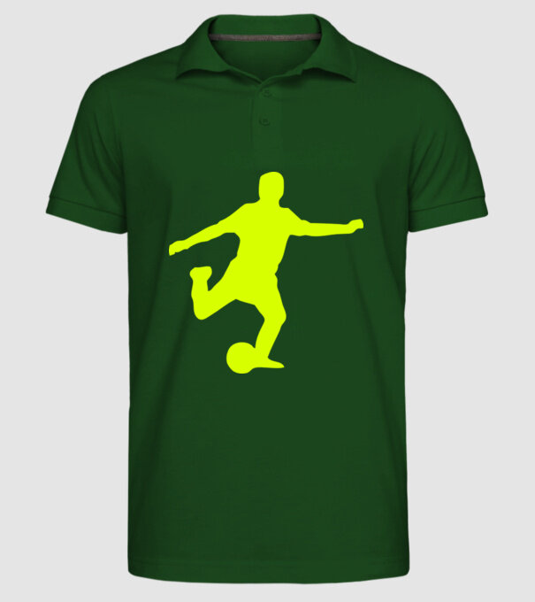 fotbal 2 model verde închis pe tricou