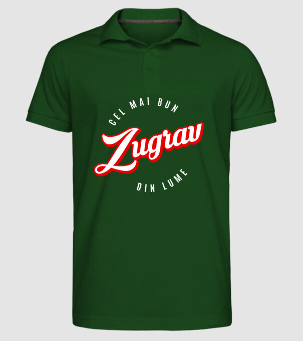 Cel mai bun ZUGRAV din lume model verde închis pe tricou