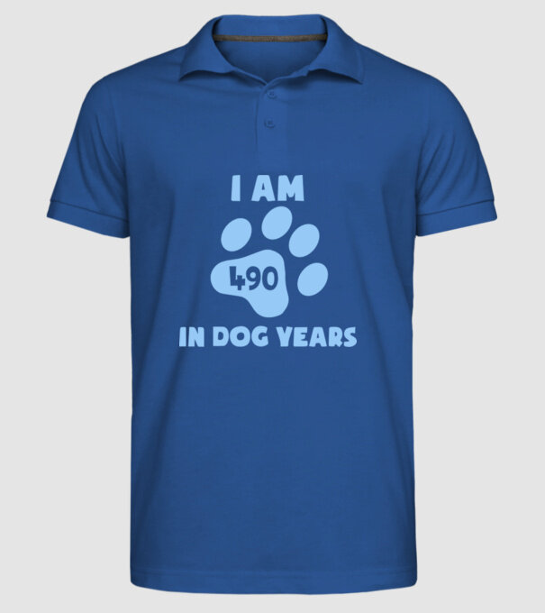 Dog Year - 490 model albastru regal pe tricou