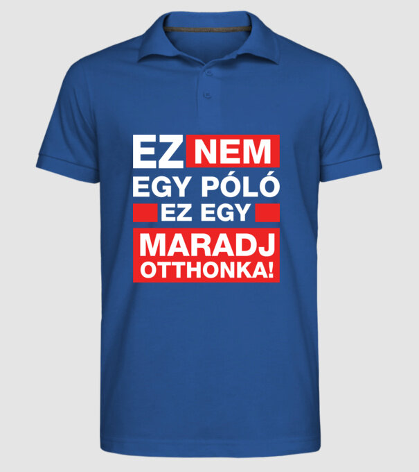 model albastru regal pe tricou