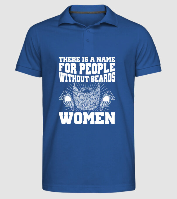 Name for beardless people women model albastru regal pe tricou