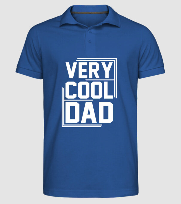 Very Cool Dad model albastru regal pe tricou