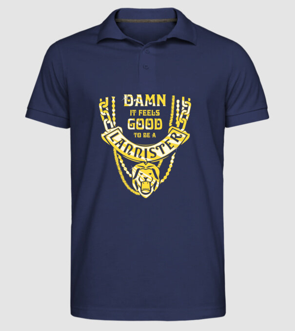 Lannister damnit model albastru închis pe tricou